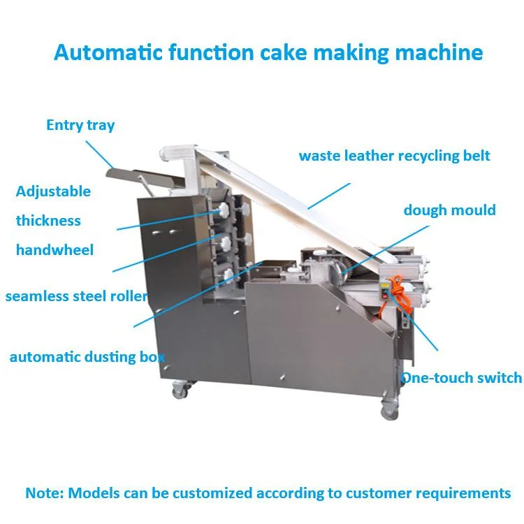 Automatic Dumpling Wrapper Making Machine/Wonton Spring Roll Skin Maker/Tortilla Chapati Roti Machine