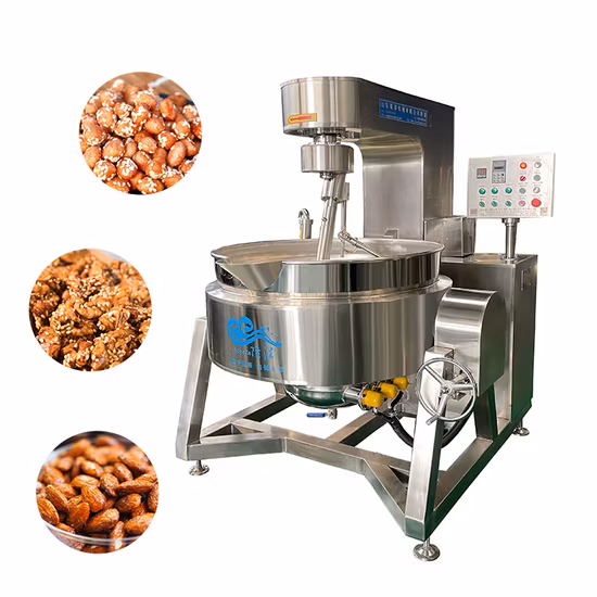 Factory Price Drum Peanut Making Nut Sugar Almond Coating Processing Line Machine