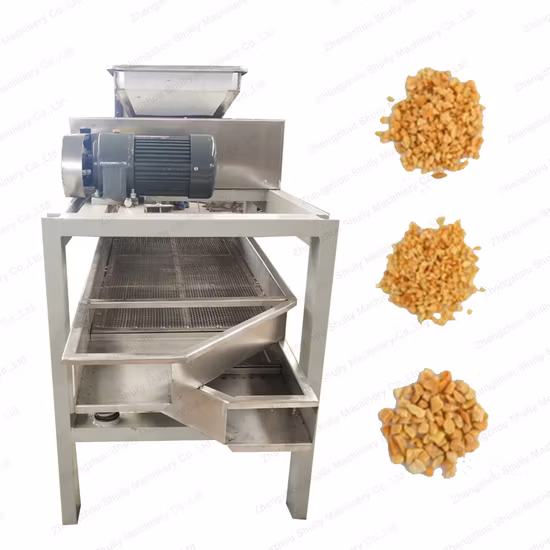 200-300kg/Hour Automatic Peanut Almond Cashew Nut Chopper Cashew Nut Cutting Machine