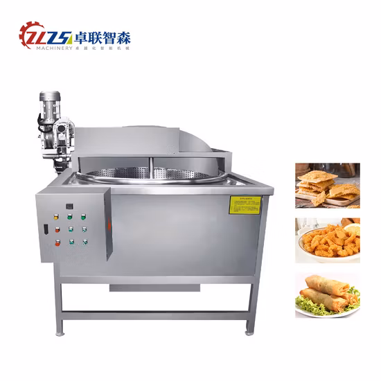 Automatic Potato Chips Making Machine French Fries Making Equipment Continuous Fryer Machine