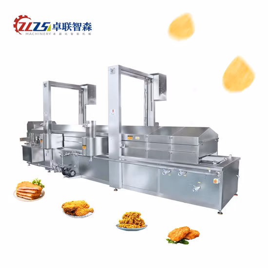Automatic French Fries Machine Fried Potato Chips Production Line Fried Snack Processing Line